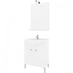 BASE DUE ANTE CON LAVABO CONSOLLE CM. 55 E SPECCHI