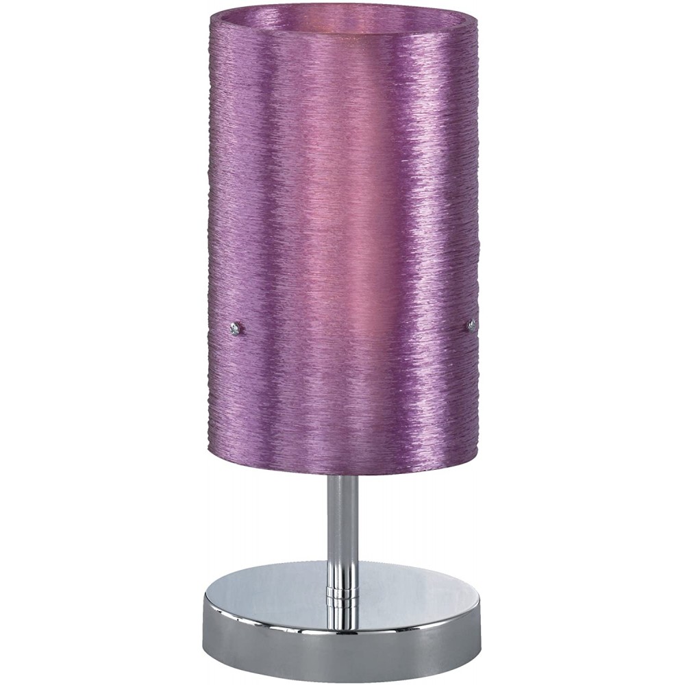 LAMP.TAV.CILINDRO ACR.ROSA H30