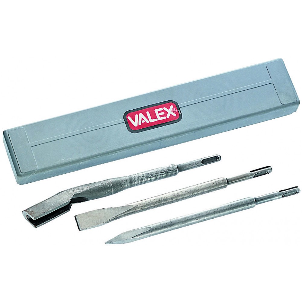 SCALPELLI SDS-PLUS SERIE 3 PEZZI
