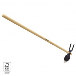 ZAPPA CUORE BIDENTE CON MANICO DI LEGNO DI FAGGIO