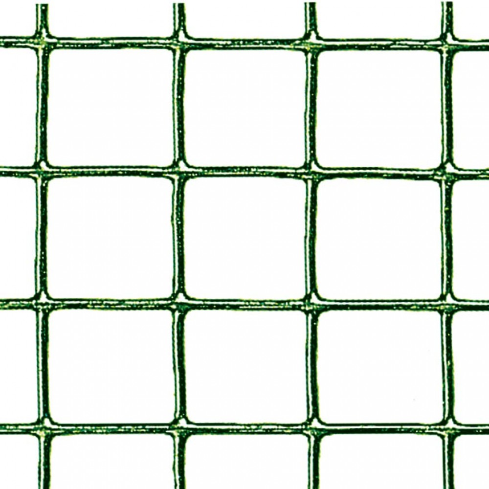 RETE QUADRA METALLICA PLASTIFICATA ROT. M 1,0X5  V