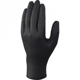 GUANTI NITRILE COLORE NERO 100PZ