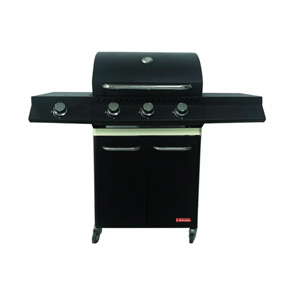 BARBECUE SANDRI GAS CANADA 3 FUOCHI + FORNELLO 12.8KW