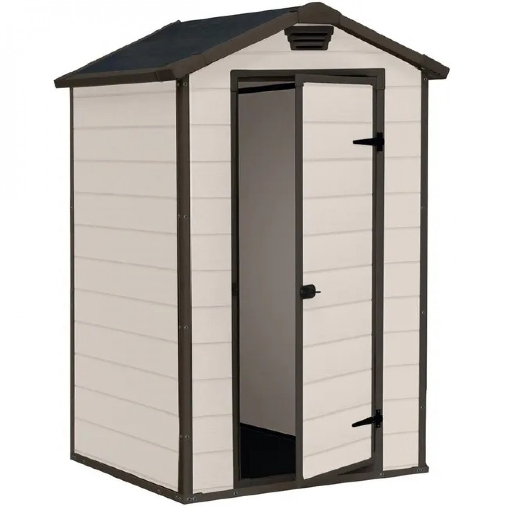 CASETTA KETER MANOR  EFFETTO LEGNO BEIGE  CM. 129X103X196H