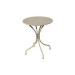 TAVOLO DIAM. CM 60 CREMA OPACO 019695 SORRENTO