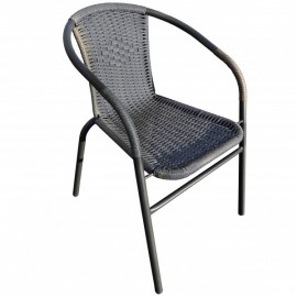 SEDIA METALLO RATTAN SPRITZ
