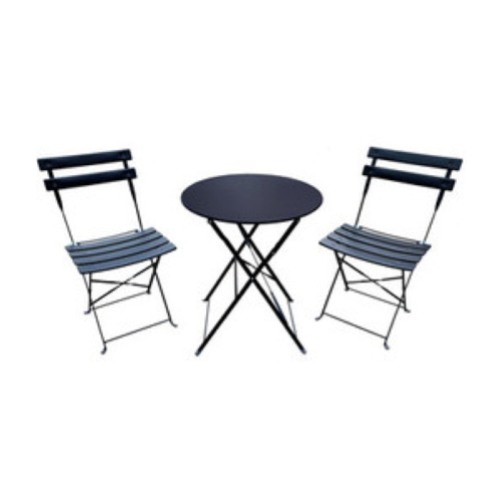 SET BISTRO GIOTTO NERO SAT FS460