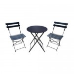 SET BISTRO GIOTTO NERO SAT FS460