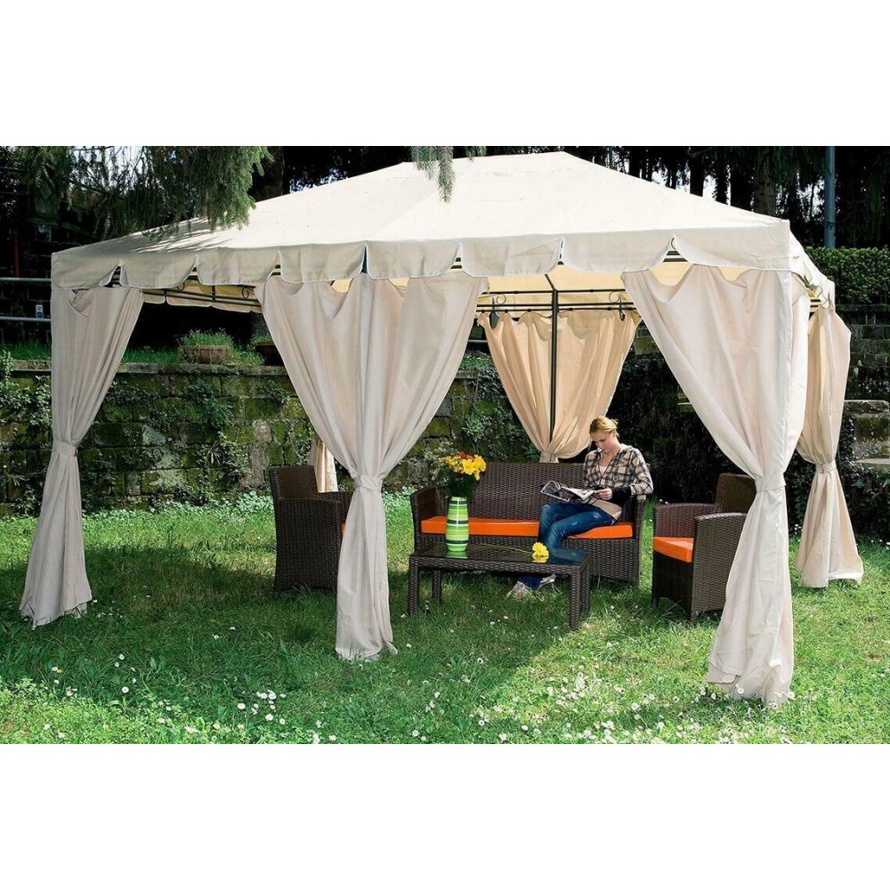 GAZEBO IN ACCIAIO MT 3X4 ARMONIA