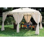 GAZEBO IN ACCIAIO MT 3X4 ARMONIA