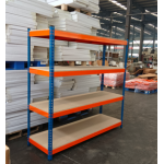 SCAFFALE IN METALLO 4 RIPIANI 180x150x60 CM
